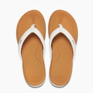 REEF Cushion Cloud Sandal-White/Tan